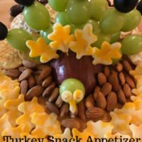How to Make a Turkey Shaped Snack Appetizer lizbushong.com