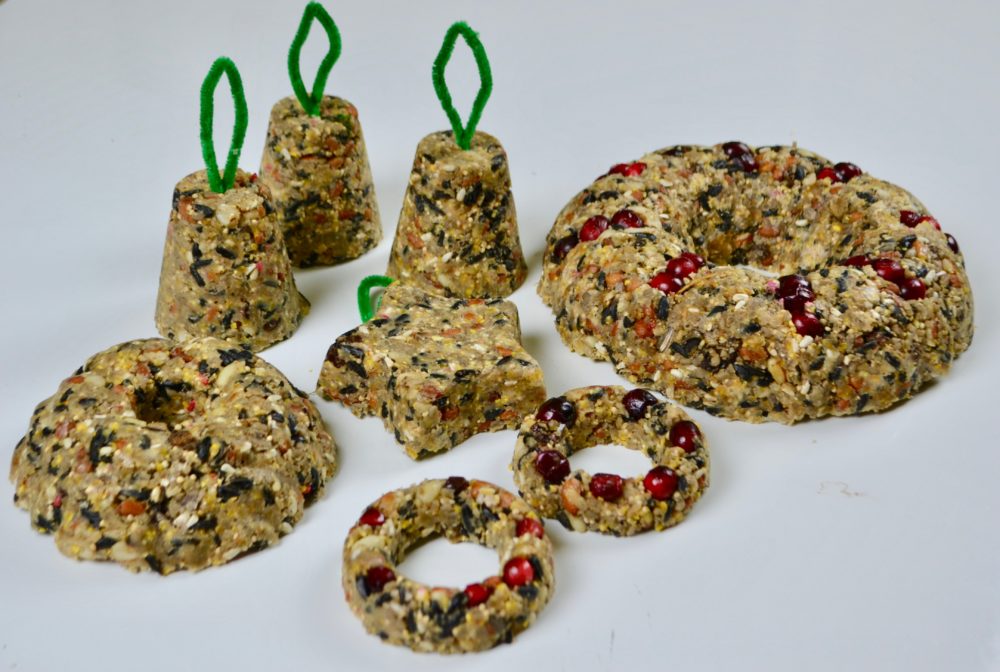 Bird seed wreath and other treats lizbushong.com