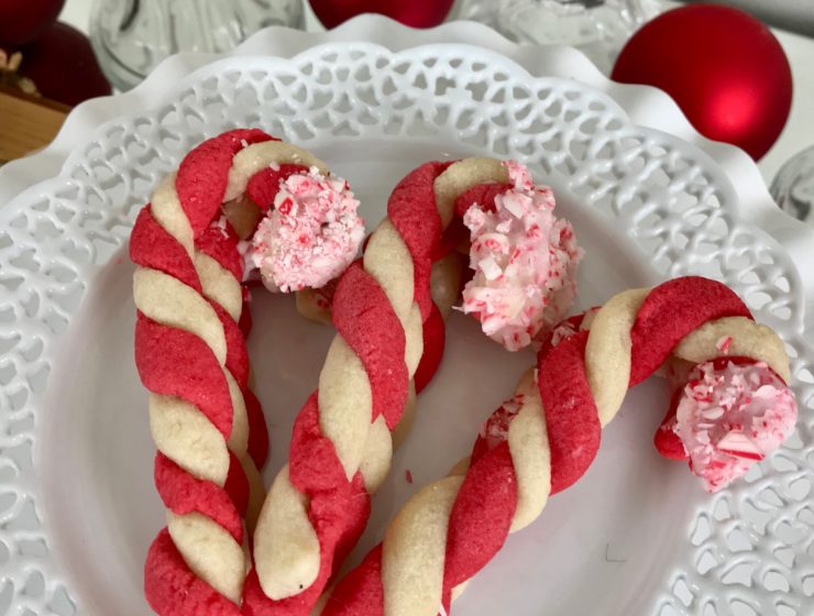 Candy Cane Cookies lizbushong.com