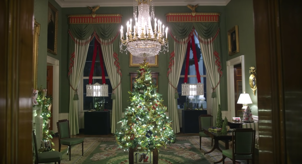 White House Green Room Christmas 2019 