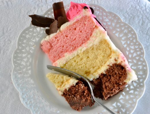 Neopolitan Cake Recipe Slice lizbushong.com