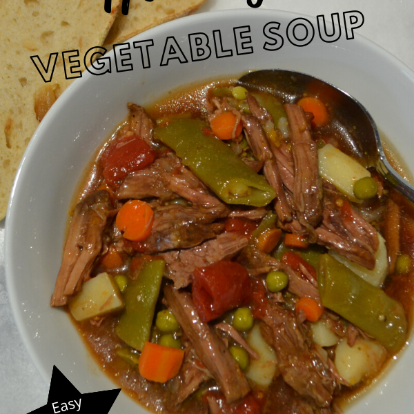 Hearty Beef & Vegetable Soup Recipe - Liz Bushong