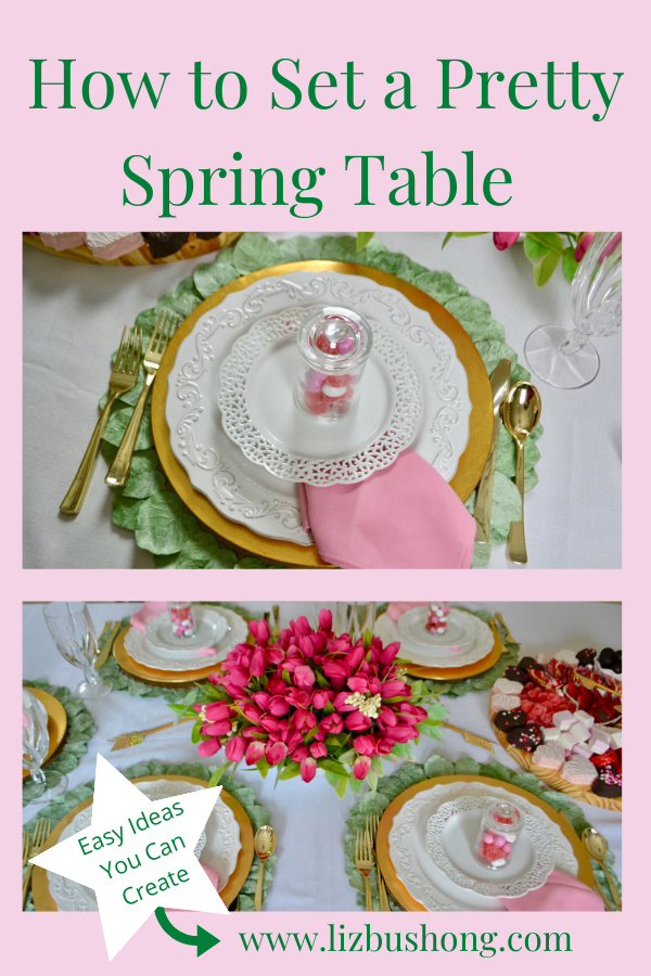 How to Set a Pretty Table lizbushong.com