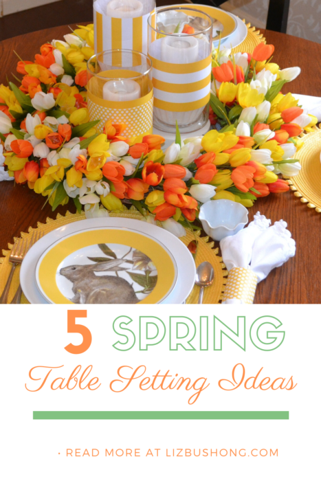 5  DIY Spring Table Setting Ideas