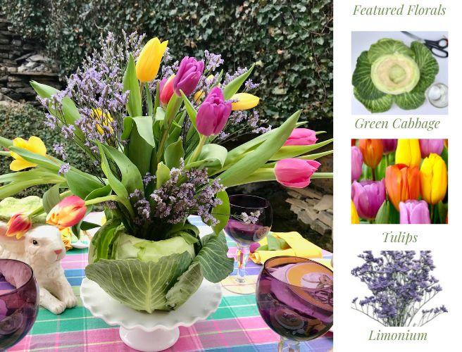 Easy Easter DIY Living Cabbage Vase