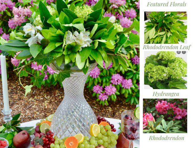 Rhododendron Floral Centerpiece Tutorial