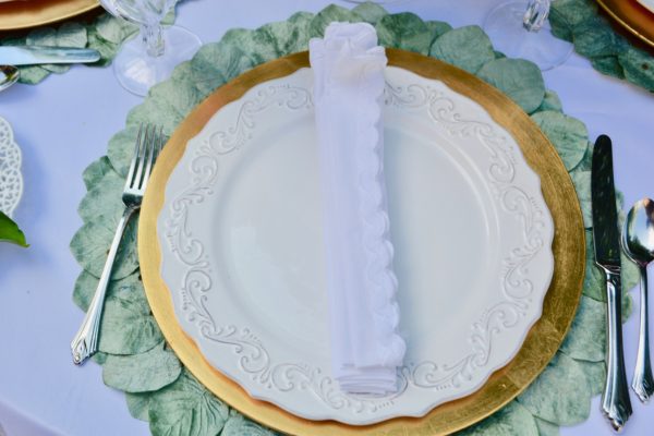 Accordion Pleated Napkin Fold lizbushong.com