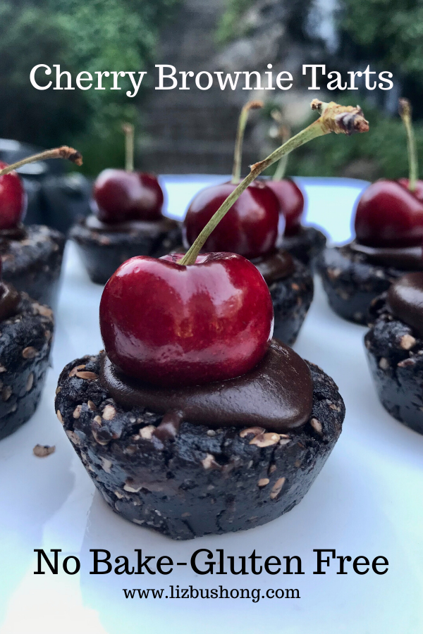 Gluten Free No Bake Brownie Tarts