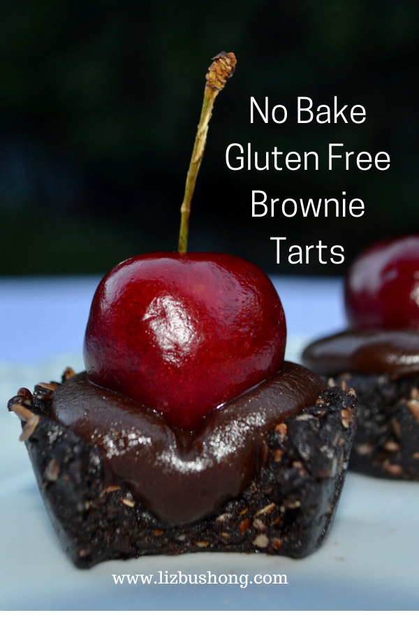 No Bake Brownie Tarts lizbushong.com