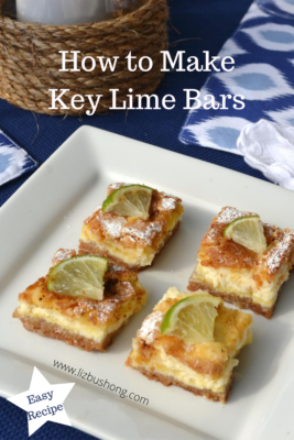 How to Make Key Lime Bars lizbushong.com