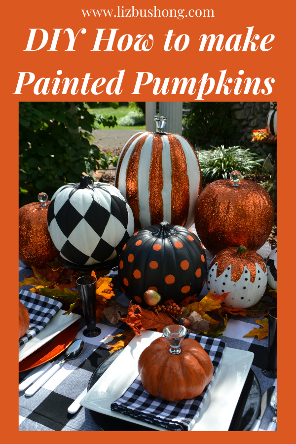 How to paint pumpkins lizbushong.com