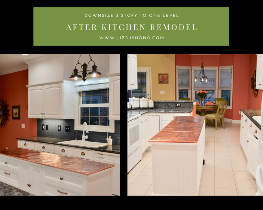 Before and After Kitchen remodel lizbushong.com