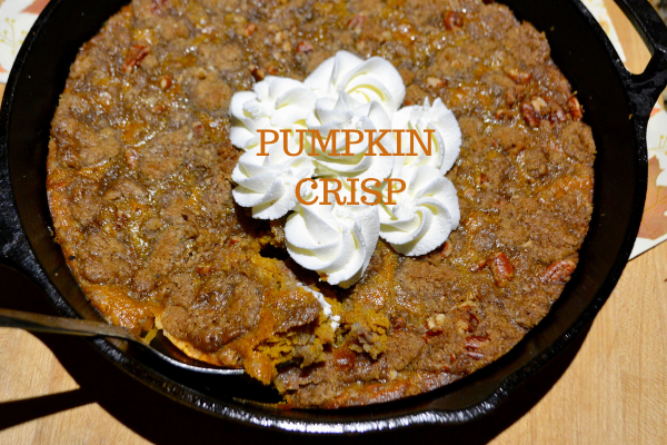 Skillet Pumpkin Crisp lizbushong.com