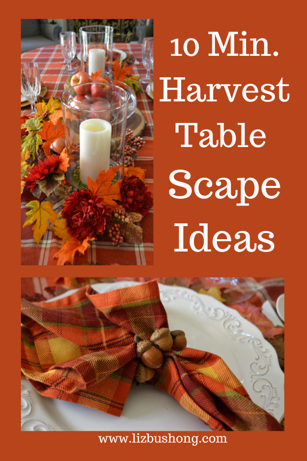 10 Minutes to Make a Harvest Table Runner Scape lizbushong.com