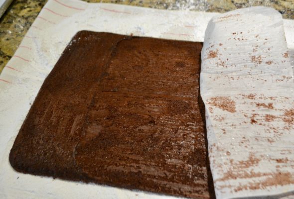 Birch Bark Yule Log Cake Recipe