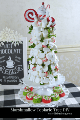 How to make a Marshmallow tree DIY lizbushong.com