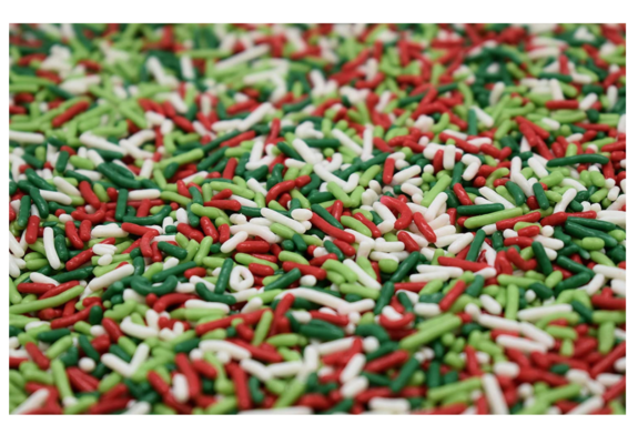 Mistletoe magic sprinkles for popcorn li