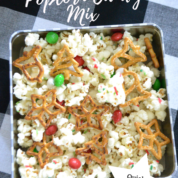 Christmas White Chocolate Popcorn Pretzel Candy Mix Liz Bushong