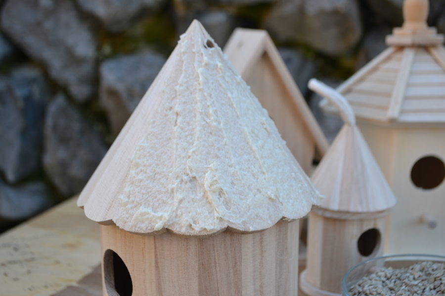 DIY Seed Covered Bird House Village Liz Bushong