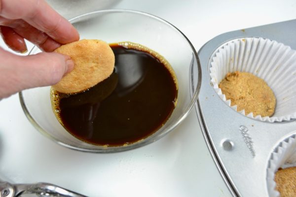 Dipping ladyfingers in espresso syrup lizbushong.com