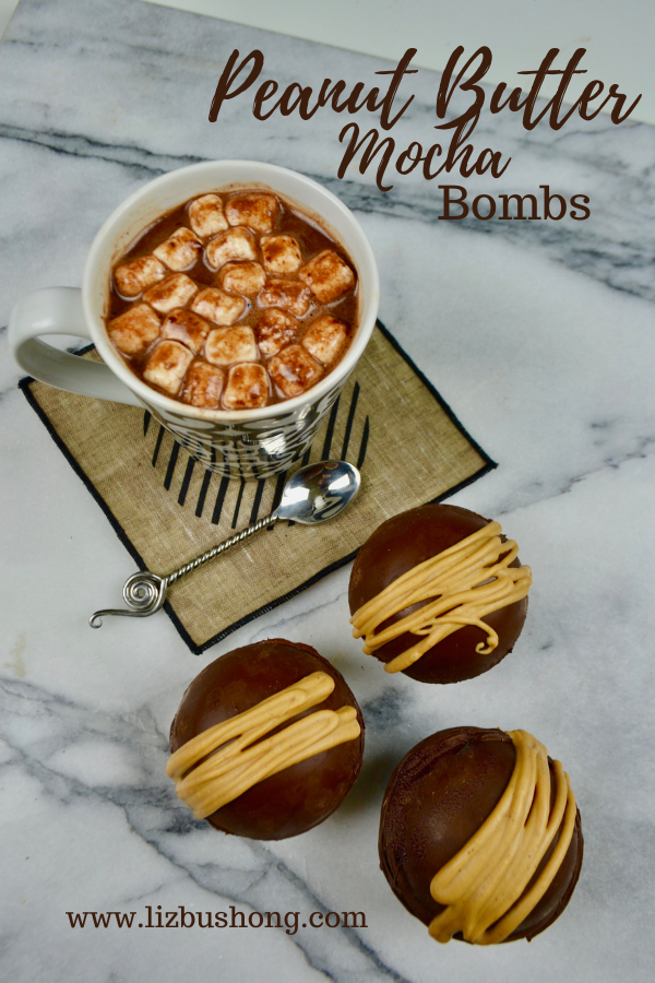 How to Make Mocha Hot Chocolate Bombs lizbushong.com 