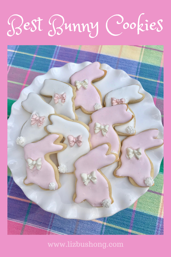 Easter Bunny Butter Cookies with Royal icing