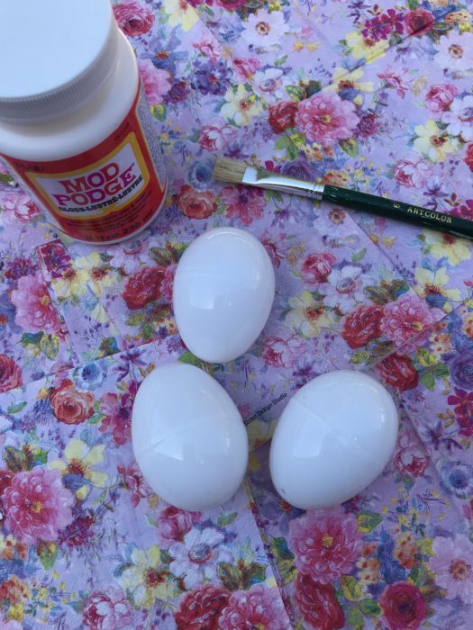 How to Make Floral Decoupage Eggs lizbushong.com