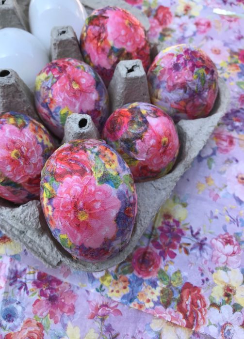 How to Make Floral Decoupage Eggs lizbushong.com