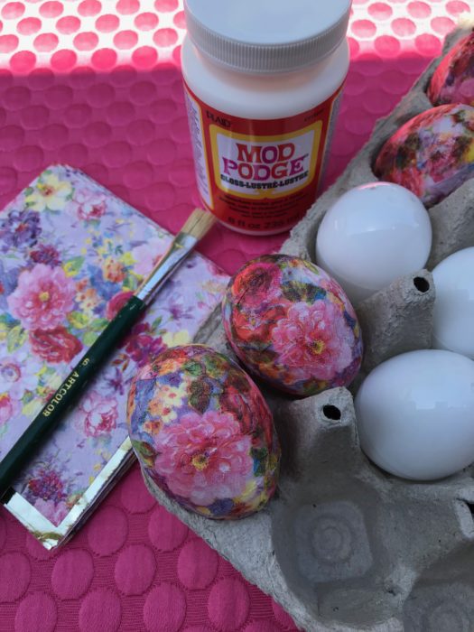 How to Make Decoupage Eggs, lizbushong.com