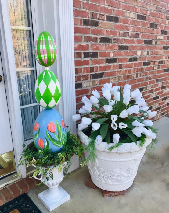 How to make a white tulip wreath lizbushong.com