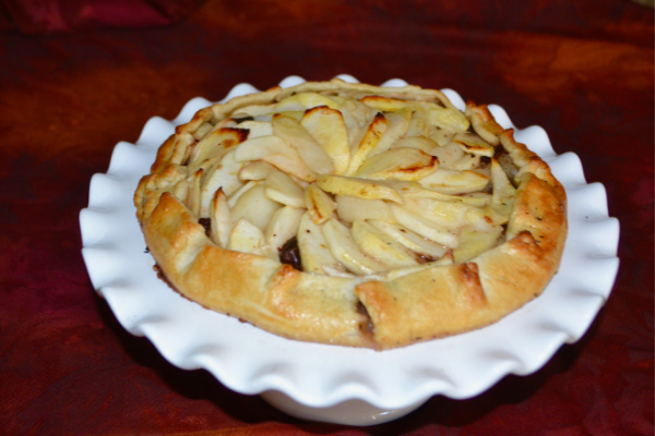 Semi Sweet Chocolate Apple Pear Galette