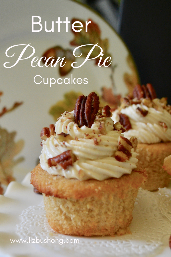 How to Make Butter Pecan Pie Cupcakes lizbushong.com