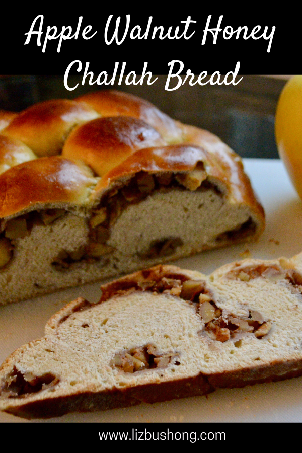 Apple Walnut Challah Bread lizbushong.com
