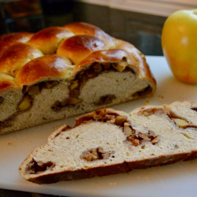 Challah Style Apple Honey Bread