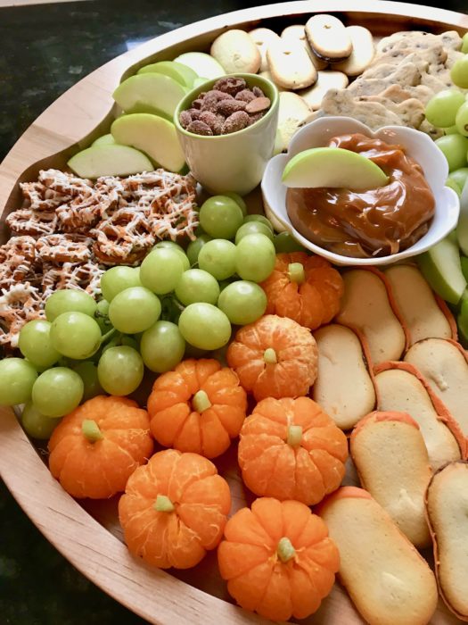 How to Make the Cutie Orange pumpkins for snack board lizbushong.com