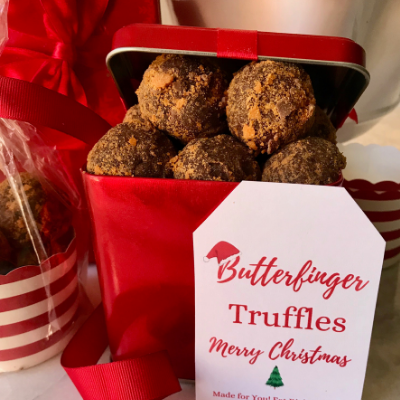 Christmas Gift Idea- Butterfinger Truffles
