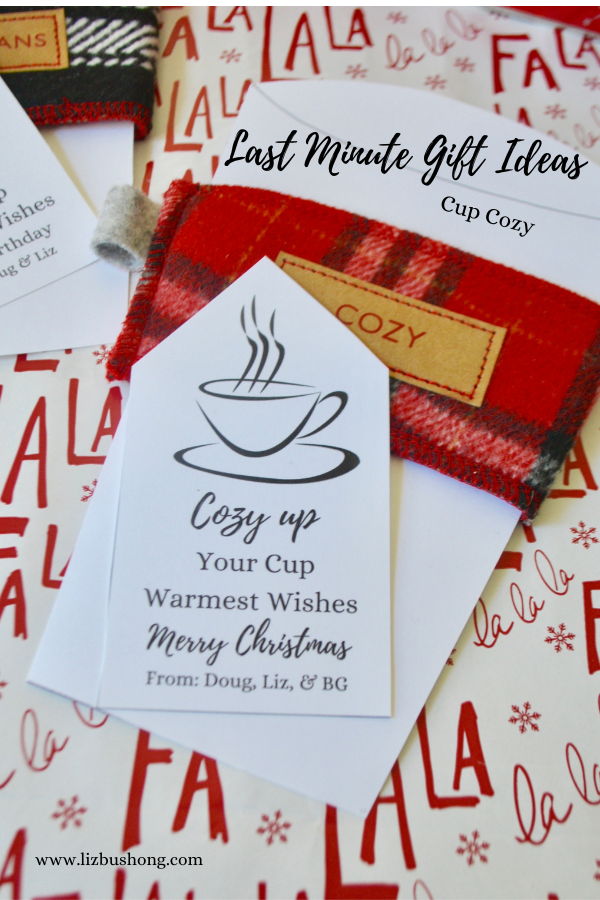 How to make gift package for cozy cup warmers lizbushong.com