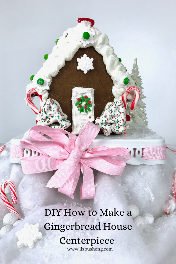 DIy How to make a Gingerbread House lizbushong.com