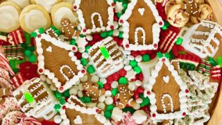 Gingerbread House Cookie and Candy Board - Liz Bushong