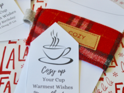 How to make gift package for cozy cup warmers lizbushong.com