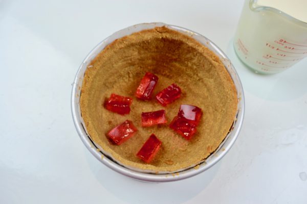 Cherry Jellied Cheesecake No Bake Dessert lizbushong.com