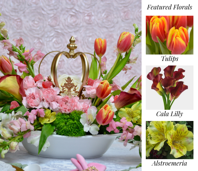 Floral Tutorial Featured King of Crowns Arrangement Lizbushong.com