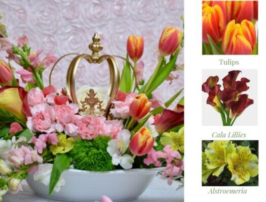 Florals how to make crown floral centerpiece lizbushong.com