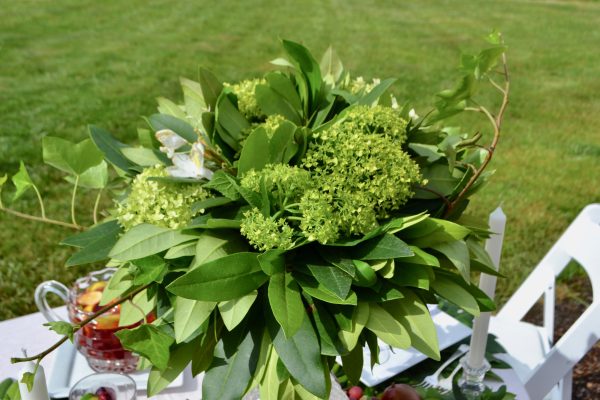 Top of Rhododendron Centerpiece lizbushong.com