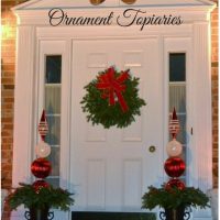 How to make Christmas ornament topiaries lizbushong.com