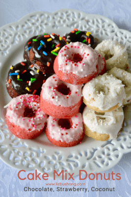 How to make Cake Mix Donuts lizbushong.com