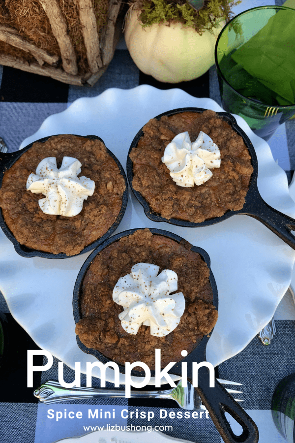 How to Make PumpkinCrisp Dessert lizbushong.com