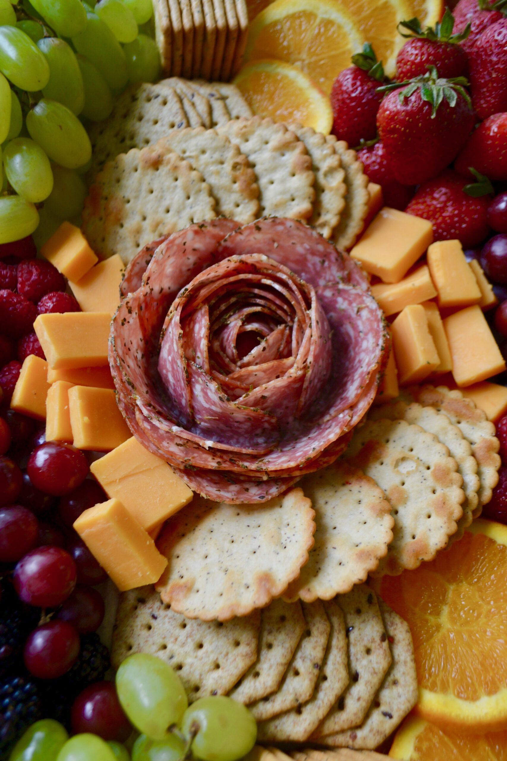 Salami Rose Charcuterie Liz Bushong