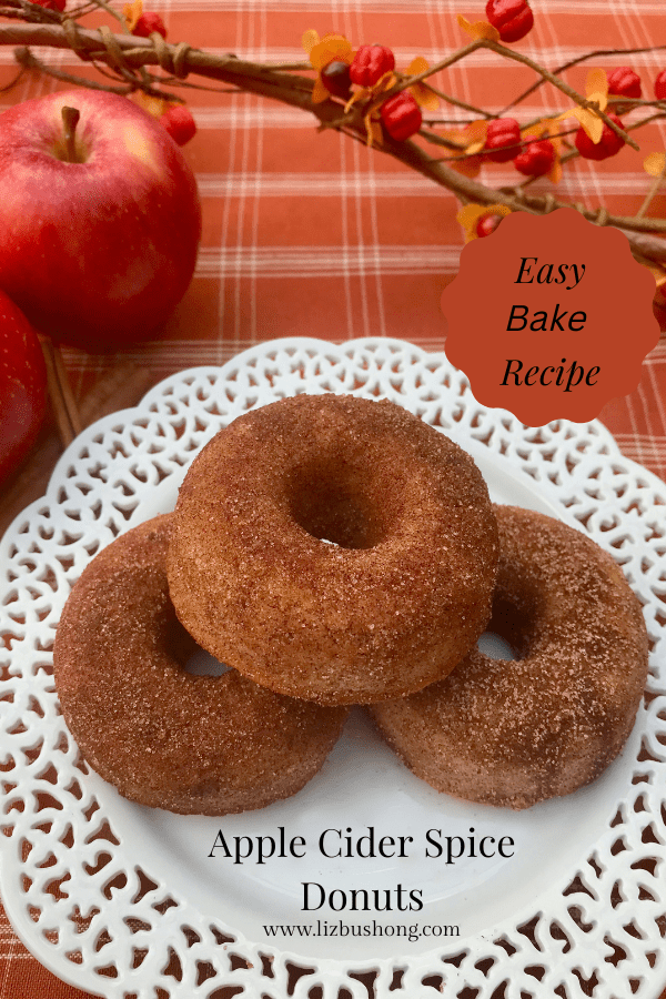 Apple Cider Spice Donuts lizbushong.com