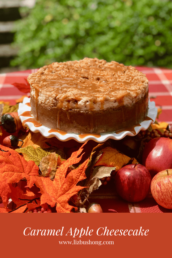 Fall caramel apple cheesecake lizbushong.com